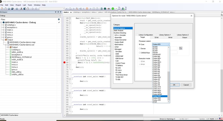 IAR Systems introduces 64-bit Arm core support in leading embedded development tools